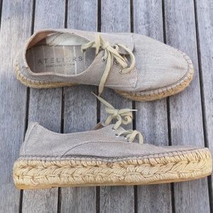 Ateliers lace-up espadrilles